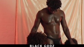 Ginormous dark-hued jizm-pumps dark-hued teens gay 3 way